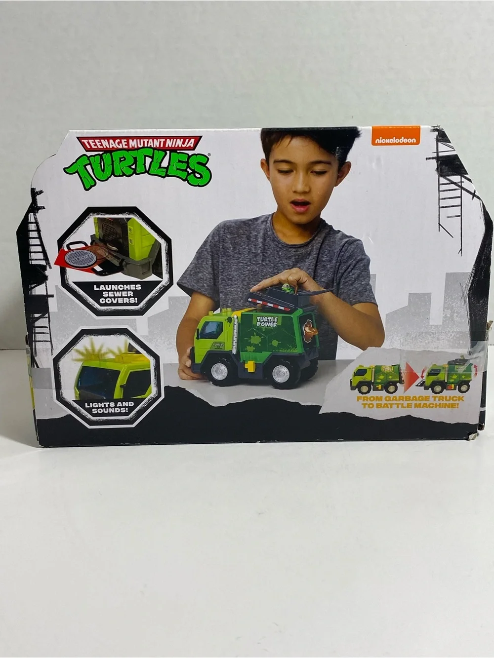 Teenage Mutant Ninja Turtles Thrash N' Battle Garbage Truck
